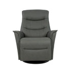 Fauteuil inclinable pivotant en cuir