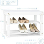 Banc porte-chaussures en bambou - 27,6P x 10l x 17,6H