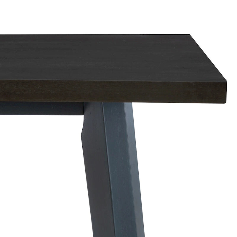 Blue/Grey Wood Counter Height Dining Table