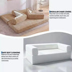 Canapé-lit convertible 5-en-1 de 80,7 po – Velours côtelé, 1 200 lb, aucun assemblage requis