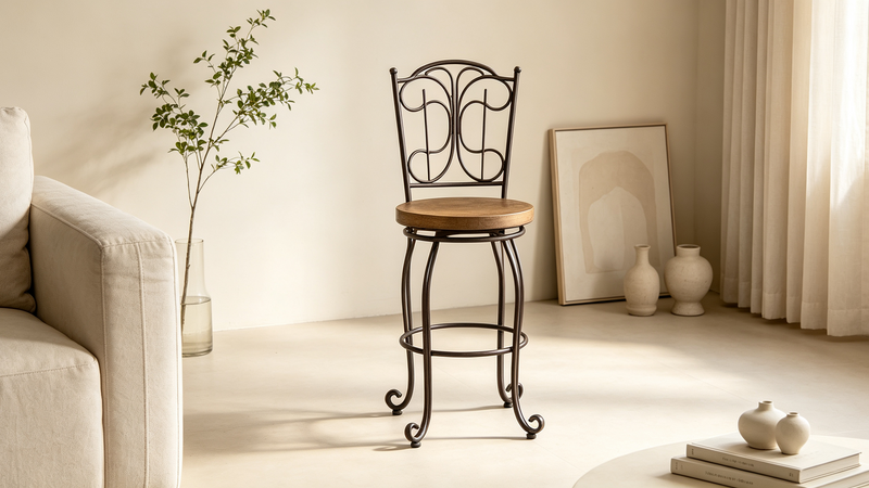 Tabouret de bar en métal